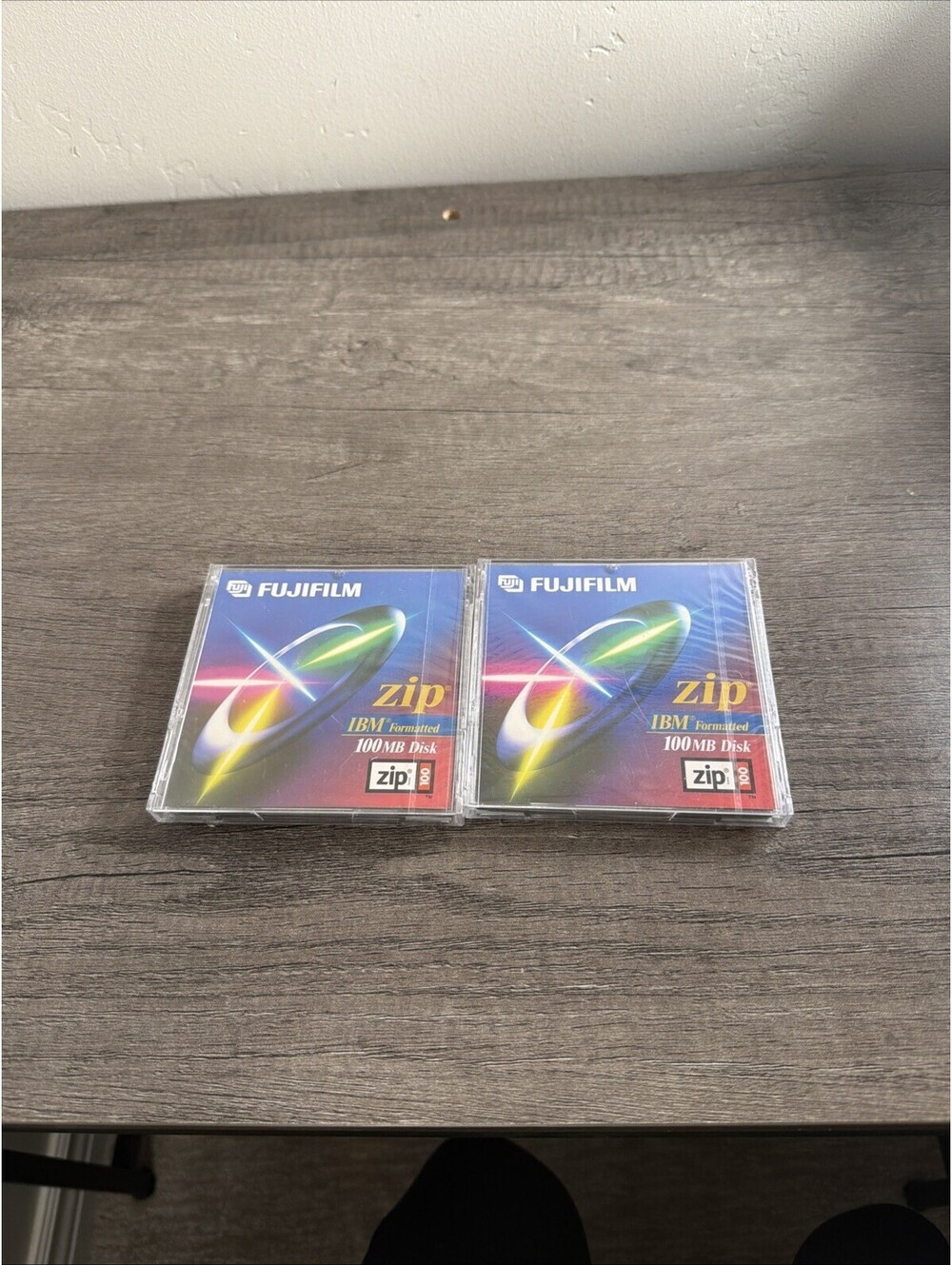 Fujifilm Zip 100MB Disk IBM Formatted x2 — New - Factory Sealed!